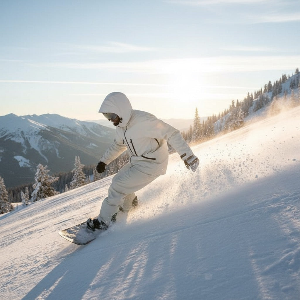 Tuta bianco ghiaccio