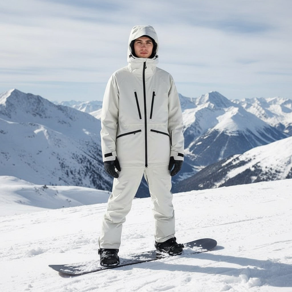 Tuta bianco ghiaccio