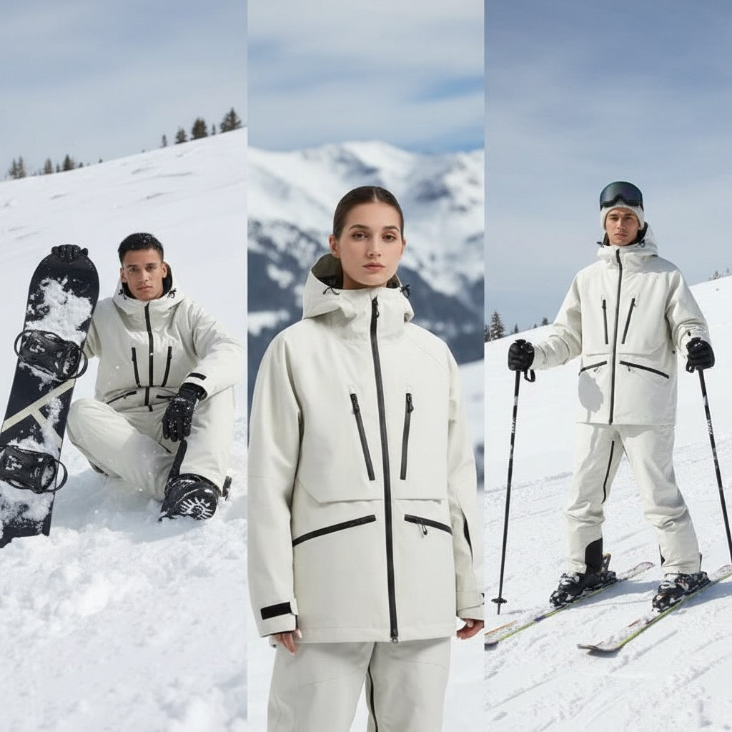 Tuta bianco ghiaccio